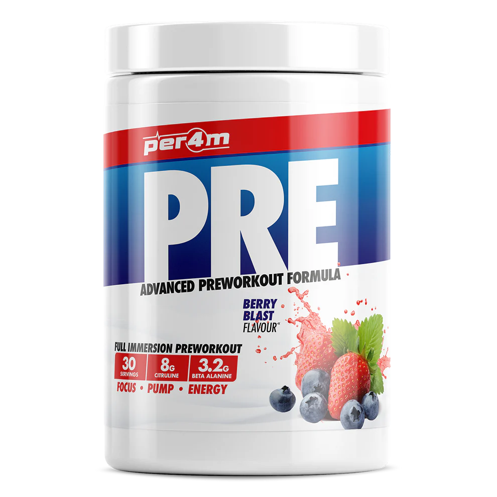 PER4M Pre Workout Stim Berry Blast